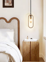 Briar Vale Travertine Pendant Light, detail view 2