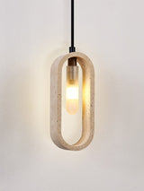 Briar Vale Travertine Pendant Light, detail view 5