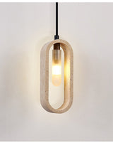 Briar Vale Travertine Pendant Light, detail view 7