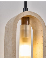 Briar Vale Travertine Pendant Light, detail view 6