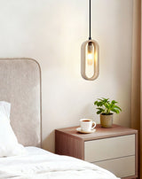 Briar Vale Travertine Pendant Light, detail view 12