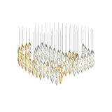 Flora Frost Glass Chandelier, detail view 21