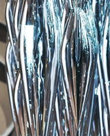 Flora Frost Glass Chandelier, detail view 26