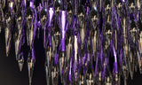 Flora Frost Glass Chandelier, detail view 25