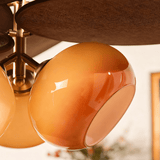 Liora Cedar Glass Chandelier, detail view 5