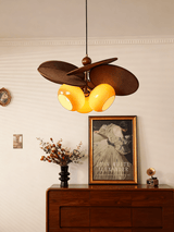 Liora Cedar Glass Chandelier, detail view 9