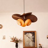 Liora Cedar Glass Chandelier, detail view 3