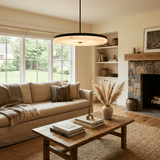 Talia Lark Alabaster Pendant Light, detail view 3