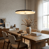 Talia Lark Alabaster Pendant Light, detail view 4