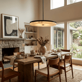 Talia Lark Alabaster Pendant Light, detail view 6