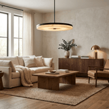 Talia Lark Alabaster Pendant Light, detail view 5