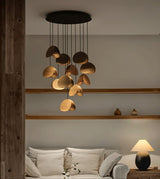 Vera Willow Wood Pendant Light, detail view 3