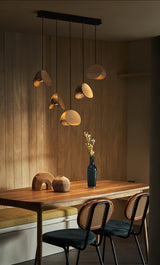 Vera Willow Wood Pendant Light, detail view 9