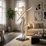 Wren Haven Marble Floor Lamp, detail view 8