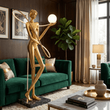 Wren Haven Marble Floor Lamp, detail view 5