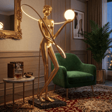 Wren Haven Marble Floor Lamp, detail view 10