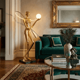 Wren Haven Marble Floor Lamp, detail view 7