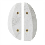 Elara Moon Marble Decorative Object, detail view 5