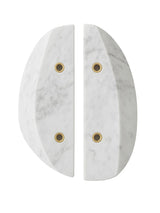 Elara Moon Marble Decorative Object, detail view 6