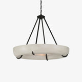 Clara Ridge Alabaster Chandelier by Maison Velume