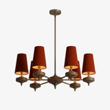 Faron Flint Wood Chandelier by Maison Velume