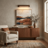 Ilan Quartz Brass Wall Light, detail view 5
