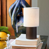 Liora Frost Wood Table Lamp, detail view 5