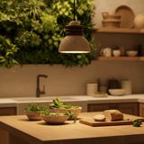 Rhea Sky Travertine Pendant Light, detail view 7