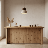 Rhea Sky Travertine Pendant Light, detail view 4