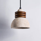 Rhea Sky Travertine Pendant Light, detail view 14