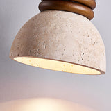 Rhea Sky Travertine Pendant Light, detail view 15