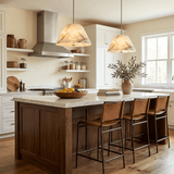 Solen Winter Alabaster Pendant Light, detail view 4