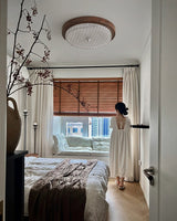 Talia Line Glass Ceiling Light, detail view 9