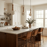 Vera Wisp Alabaster Pendant Light, detail view 8