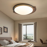 Cora Oak Acrylic Ceiling Light, detail view 2