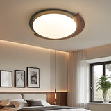 Cora Oak Acrylic Ceiling Light, detail view 3