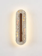 Oriel Rose Travertine Wall Light, detail view 3