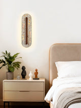 Oriel Rose Travertine Wall Light, detail view 4