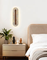 Oriel Rose Travertine Wall Light, detail view 6