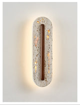 Oriel Rose Travertine Wall Light, detail view 10