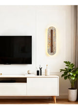 Oriel Rose Travertine Wall Light, detail view 12