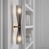 Aster Iris Glass Wall Light, detail view 2