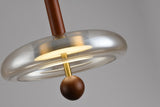 Avel Noir Glass Pendant Light, detail view 14
