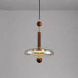 Avel Noir Glass Pendant Light, detail view 4