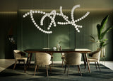 Nora Prism Glass Chandelier, detail view 68