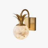 Flora Moss Alabaster Wall Light by Maison Velume