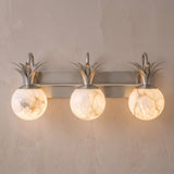 Flora Moss Alabaster Wall Light, detail view 5