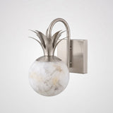 Flora Moss Alabaster Wall Light, detail view 7