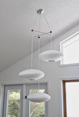 Vera Silva Steel Pendant Light, detail view 4