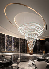Nella Echo Crystal Chandelier, detail view 5